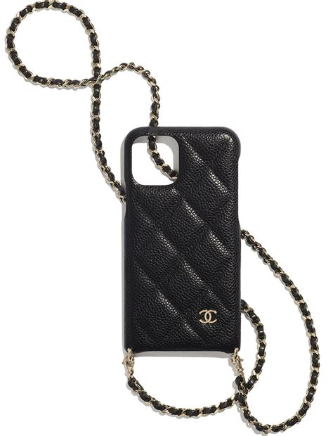 mobile phone cover chanel|chanel iphone case with chain.